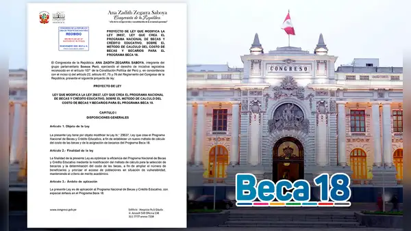 Programa Beca 18: presentan proyecto de ley para reducir plazas de postulantes que elijan estudiar en universidades privadas
