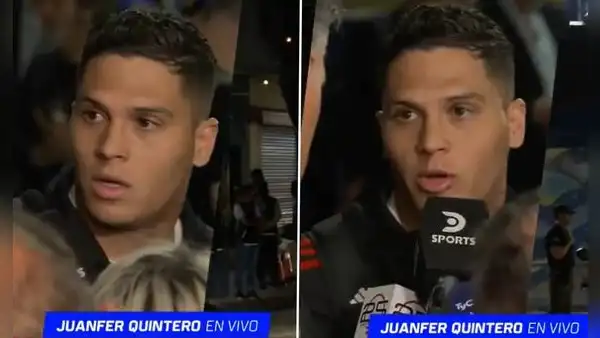 Juanfer Quintero estalla y protagoniza fuerte cruce con periodista tras derrota de River Plate ante Boca Juniors: "No eres profesional"