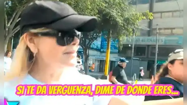 Gisela Valcárcel protagoniza tenso momento con reportero de 'Amor y fuego' en la vía pública: "Si te da vergüenza, dime de dónde eres"