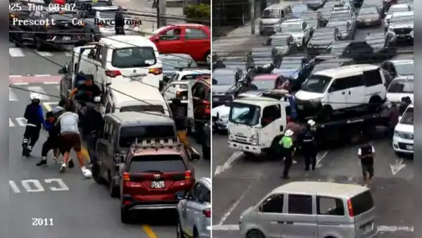 Ocho fiscalizadores de la ATU resultan heridos tras ataque de colectiveros por multa millonaria en San Borja