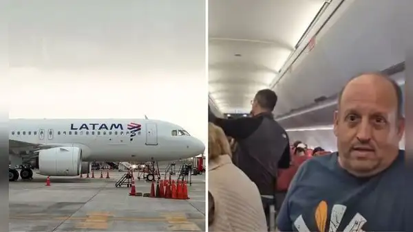 Pasajeros quedaron varados por horas en avión hacia Colombia y denuncian que no recibieron agua ni comida: "Le faltaba un perno al asiento del piloto"