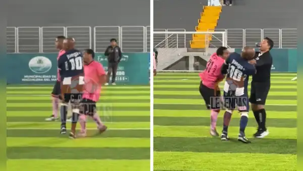 Waldir Sáenz se va a los puñetes con exjugador de Sport Boys en Copa Leyendas: 'Cachito' Ramírez tuvo que separarlos
