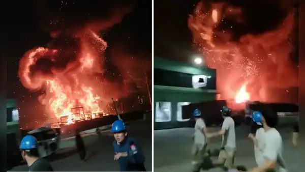 Trabajador de planta nuclear en Ezeiza capta los momentos de terror que vivió durante la explosión de la fábrica: "Corran"