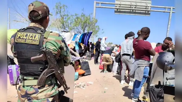 Fuerzas Armadas llegan a la frontera Perú - Chile tras la declaratoria de emergencia del gobierno de José Jerí
