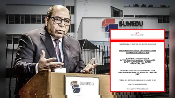 Contraloría concluye que Sunedu cometió irregularidades al no reconocer al rector interino de la UNI