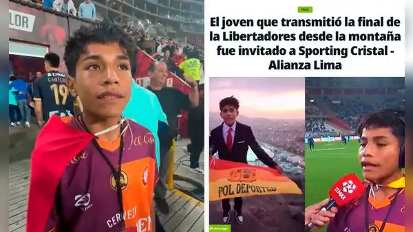 Prensa internacional elogia a 'Pol Deportes' tras su debut como narrador en el Alianza Lima vs Sporting Cristal: "Los sueños se cumplen"
