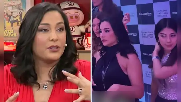 Natalia Salas aclara polémica con Zully y afirma que jamás quiso apartar a tiktoker durante video: "Me baño en aceite"
