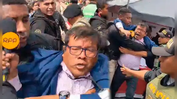 Escolta presidencial de José Jerí agredió a la prensa: periodista de RPP fue retirado cargado