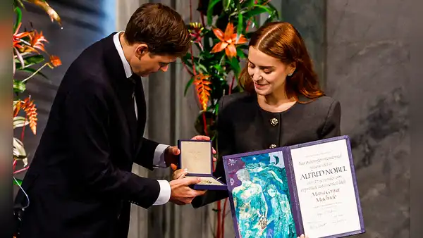 María Corina Machado llegó a Oslo y haría su primera aparición pública fuera de Venezuela en años