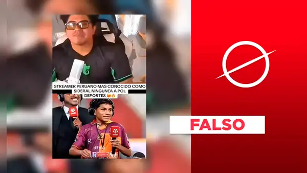 Es falso que el streamer Sideral se burló o ninguneó a Pol Deportes: los videos fueron editados y sacados de contexto