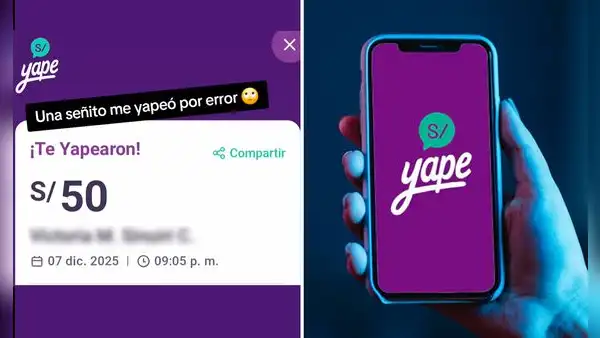 Peruano recibió transferencia de Yape por error y no dudó en devolverla: "Tranquila, aún hay gente honrada"