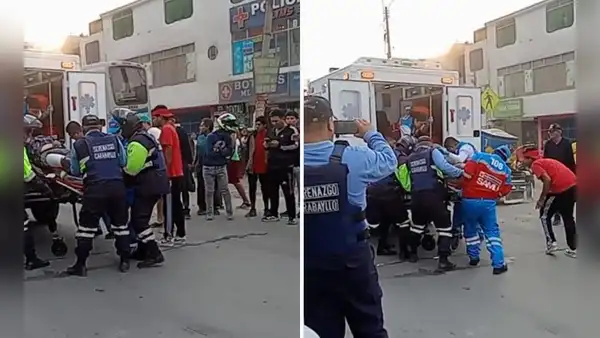 Hombre queda gravemente herido tras ser atropellado por un tráiler en la avenida Túpac Amaru, en Comas