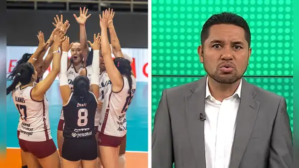 Fernando Egúsquiza lanza despectivo comentario contra jugadoras de Olva Latino en transmisión de Liga Peruana de Vóley
