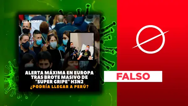 Es falsa la versión que señala que Europa fue declarado en alerta máxima por epidemia de gripe A(H3N2) subclado K