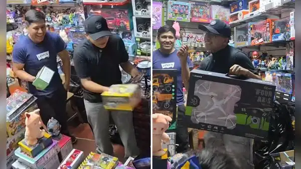 Emprendedor peruano se emociona y dona decenas de juguetes por Navidad: "Quien ayuda, Dios le multiplica"