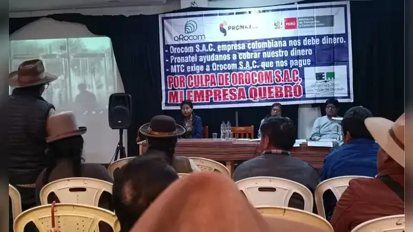 Aymaras desmontarán antenas si empresa Orocom no instala internet ni paga a sus proveedores en Puno