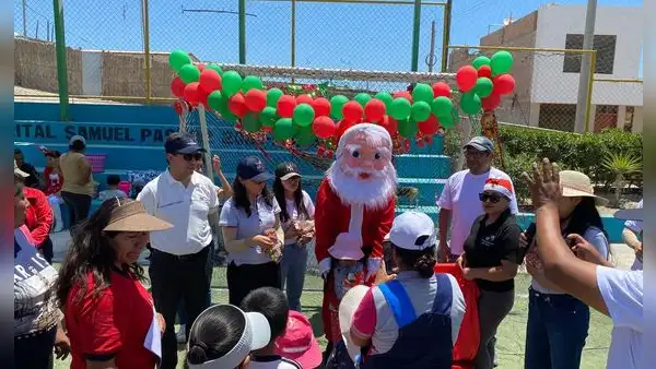 Módulo de Justicia de Camaná lleva alegría a niños de Samuel Pastor