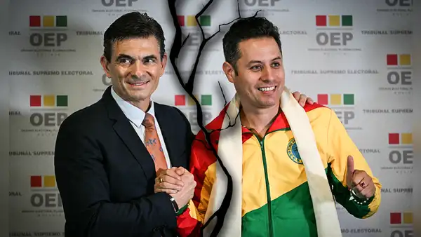 Vicepresidente de Bolivia se declara opositor de Rodrigo Paz tras acusarlo de "juntarse con corruptos"