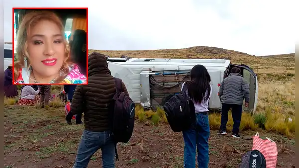 Cantante Dulce Elizabeth y otras ocho personas resultaron heridas tras aparatoso accidente en la vía a Puno-Mañazo