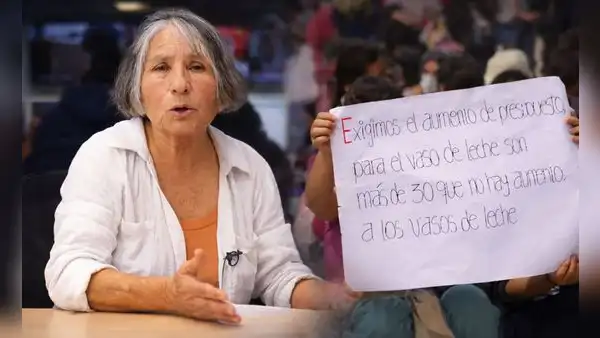 Exdirigente y activista fundadora del Vaso de Leche: "Un menú de S/180 para congresistas y una ración de 0.38 para un niño"