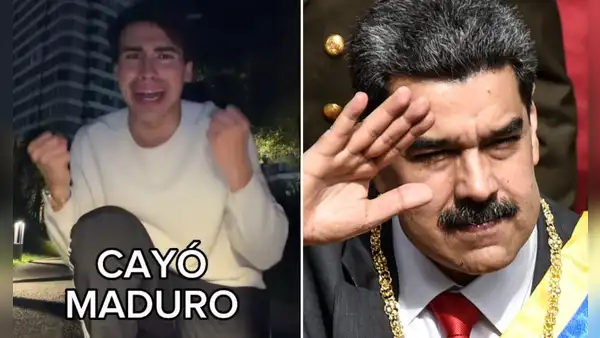 Influencer venezolano 'La Divaza' se quiebra tras anuncio de la captura de Nicolás Maduro: "He esperado toda mi vida este momento"
