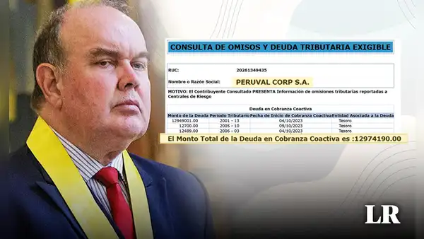 Rafael López Aliaga mantiene deuda coactiva con la Sunat por más de  S/12,9 millones