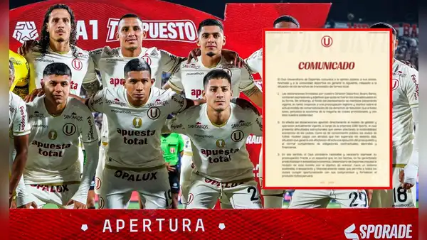 Universitario responde a la FPF y respalda postura de Álvaro Barco: "Una preocupación legítima"