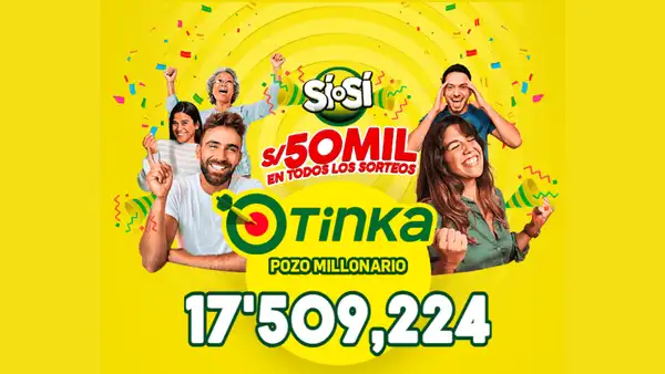 Sorteo de La Tinka EN VIVO del 11 de enero del 2026: consulta los números ganadores del Pozo Millonario