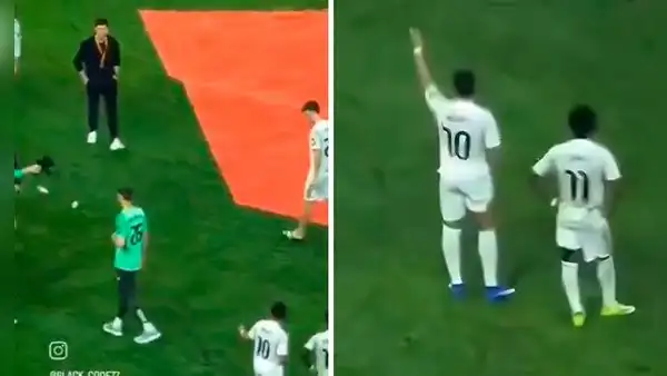 Revelan imágenes en las que Kylian Mbappé habría desobedecido a Xabi Alonso tras perder la final de la Supercopa de España