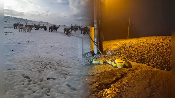 Huaicos y nevadas afectan diferentes zonas de la región Arequipa: cancelan vuelos por neblina