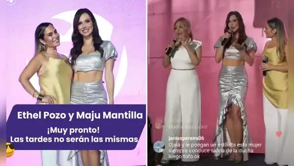 Maju Mantilla regresa a la televisión y conducirá magazine junto a Ethel Pozo tras ser presentada por Gisela Valcárcel