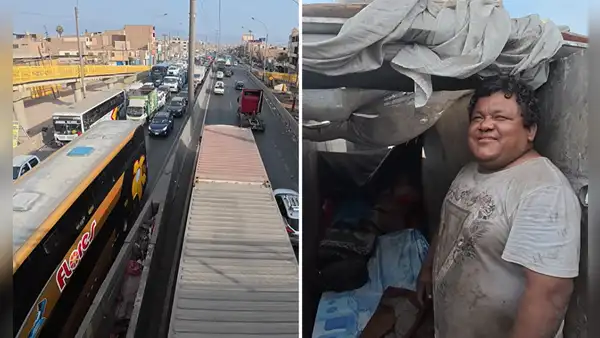 Pasó 13 años en prisión y quedó en la calle: Julio, el hombre que vive en una de las carreteras más peligrosas de Lima Norte