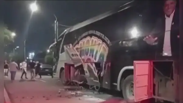 Atentan con explosivo a bus de la agrupación 'Armonía 10' en Trujillo