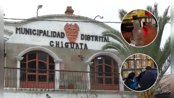 Arequipa: graban a funcionarios de la Municipalidad de Chiguata en presunto estado de ebriedad dentro de oficinas