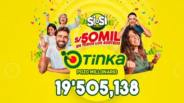 ¡Reventó el pozo millonario de La Tinka!: conoce los resultados del sorteo de HOY domingo 25 de enero de 2026
