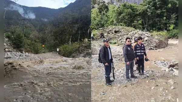 Cierran temporalmente el acceso amazónico a Machu Picchu Pueblo por huaico en Cusco