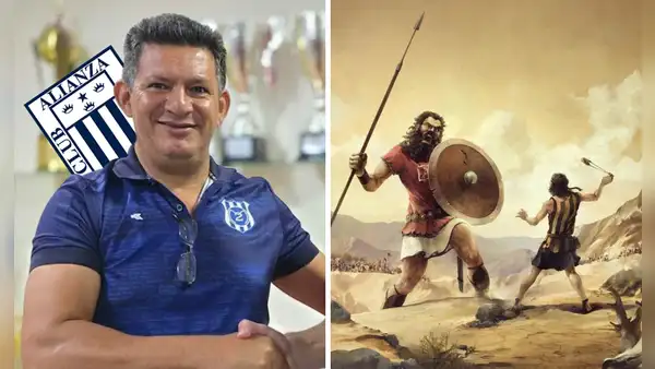 Presidente de 2 de Mayo hace comparación bíblica para explicar que Alianza Lima es un club “todopoderoso”: “Una lucha entre David y Goliat”