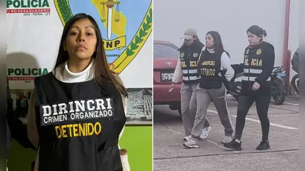 Pareja de Johnson Cruz, cabecilla de 'Los Pulpos', será trasladada a Trujillo y enfrentará cargos por secuestro y sicariato