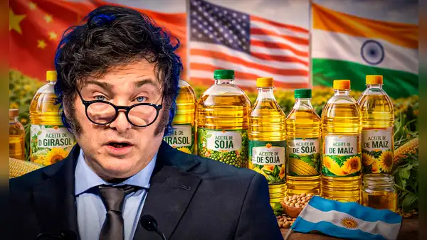 Argentina logra récord histórico y se convierte en principal proveedor de aceites vegetales de una potencia del mundo: no es EE.UU. ni China