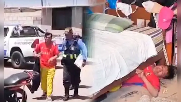 Hombre agrede a su suegra y esposa en Tacna y se oculta debajo de su cama para no ser detenido por Serenazgo