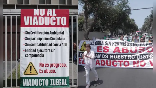 Paralizan temporalmente Viaducto Javier Prado, pero vecinos exigen cancelación total: "No tiene estudios técnicos y es obsoleta"