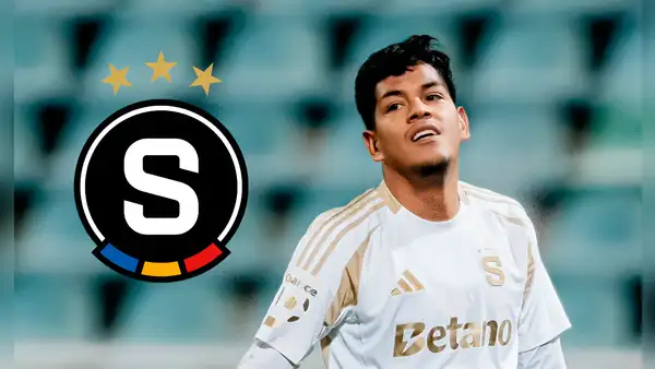 Joao Grimaldo sufre su primer revés en Sparta Praga: DT lo dejó fuera de la Conference League por cupo de fichajes
