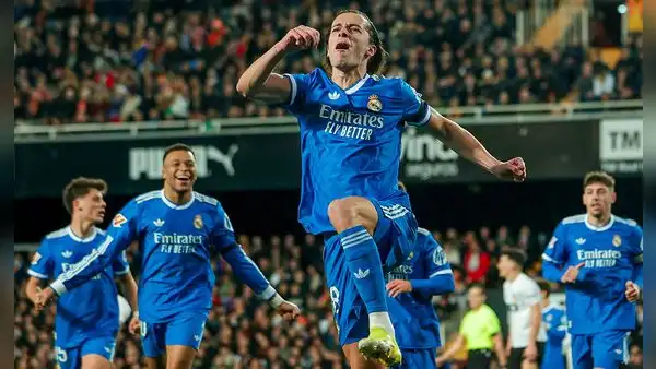 Real Madrid venció al Valencia de visita y sigue en la lucha por el liderato de LaLiga de España