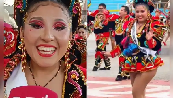 Milena Warthon hace realidad su anhelo al participar en la festividad de la Virgen de la Candelaria: “Pedí por mi familia”