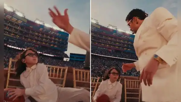 Bad Bunny incluyó a un niño dormido en dos sillas en su presentación del Super Bowl y causa furor en redes: "Lo más latino del show"
