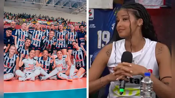 Florangel Terrero, voleibolista puertorriqueña de Géminis, confesó que quedó impresionada con hinchada de Alianza Lima: "Son fuertes"