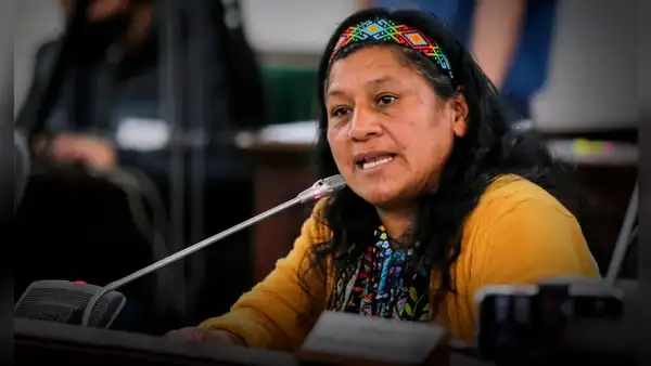 Aída Quilcué, senadora de Colombia, fue secuestrada en zona guerrillera controlada por las FARC