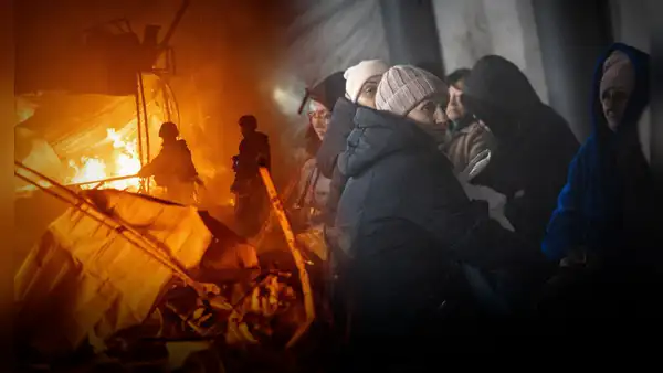 Ucrania denuncia "una de las noches más aterradoras" tras ataque de Rusia que dejó a 2.600 edificios sin calefacción