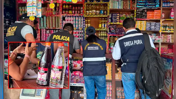Incautan más de un centenar de vinagre presuntamente adulterado en mercado de Piura