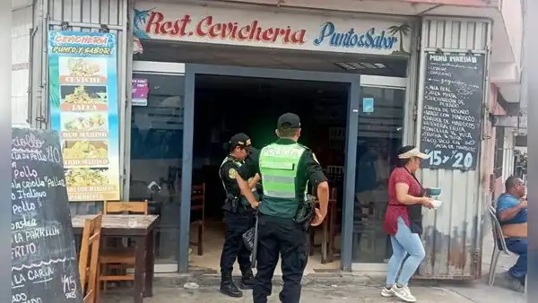 Balacera en restaurante 'Punto y Sabor' de Comas deja a obrero herido mientras almorzaba